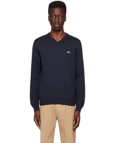 Lacoste V-neck sweaters for Men | Online Sale up to 55% off | Lyst