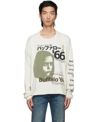 Enfants Riches Deprimes Off- Japanese Buffalo '66 Long Sleeve T-shirt - White