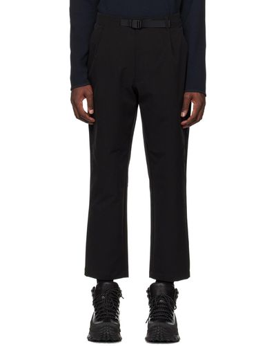 Goldwin One Tuck Tapered Pants - Black
