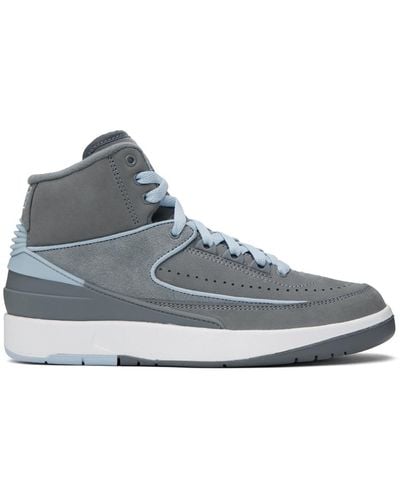 Nike Gray Air Jordan 2 Sneakers - Black