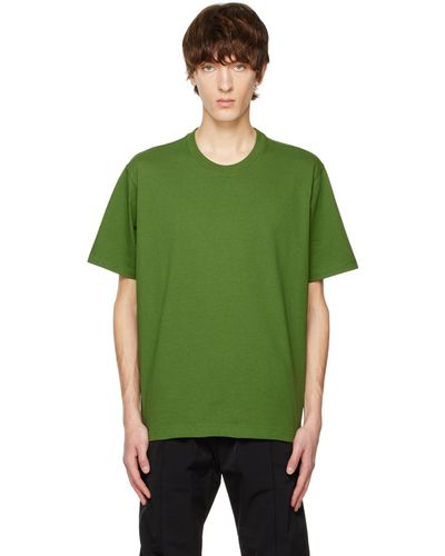 Bottega Veneta T-shirt vert à col ras du cou
