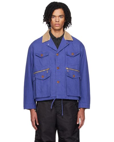 Beams Plus Fishing Jacket - Blue