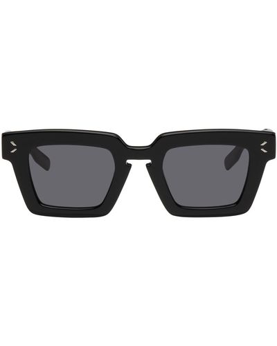 McQ Mcq Black Square Sunglasses