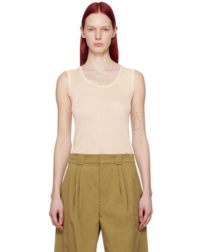 Lemaire Off- Seamless Tank Top - Multicolour