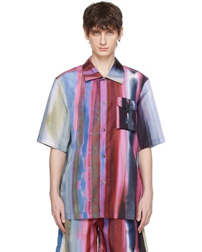 Feng Chen Wang Chemise e à poche soufflet - Multicolore