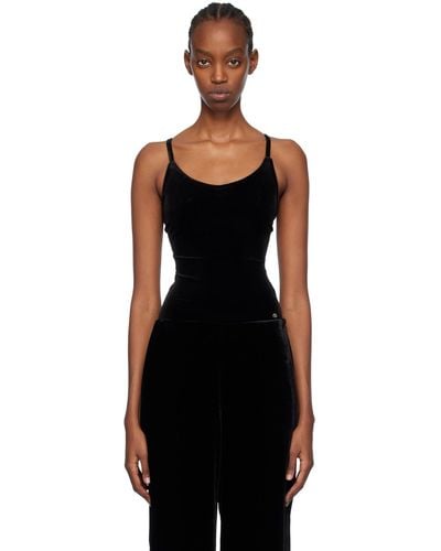 Anine Bing Alissa Bodysuit - Black