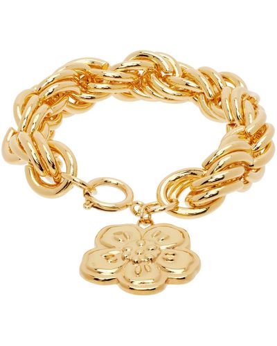 KENZO Paris Rope Chain Bracelet - Metallic