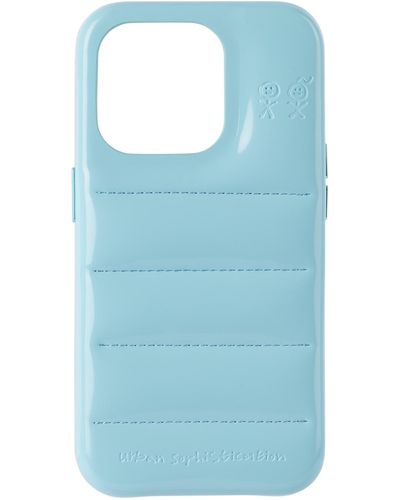 Urban Sophistication 'The Puffer' Iphone 15 Pro Case - Blue