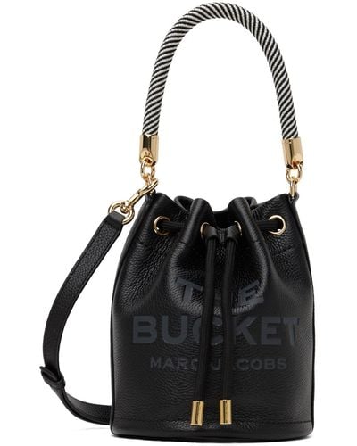 Marc Jacobs Black 'the Leather Bucket' Bag
