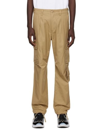 A Bathing Ape Relaxed-fit Cargo Trousers - Natural