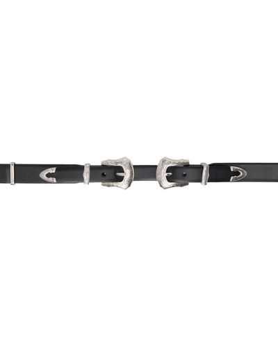 Toga Metal Belt in Black | Lyst UK