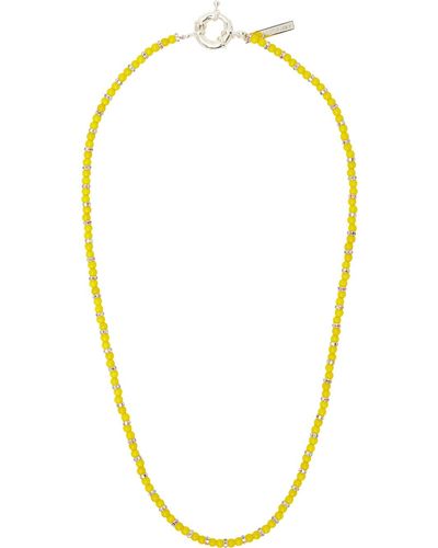 PEARL OCTOPUSS.Y Collier jaune banane exclusif à ssense - Multicolore
