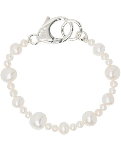 Hatton Labs Bracelet blanc à très grosses perles
