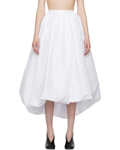Kika Vargas Ssense Exclusive Nina Midi Skirt - White