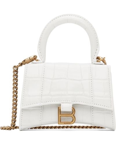 Balenciaga Micro sac à main blanc