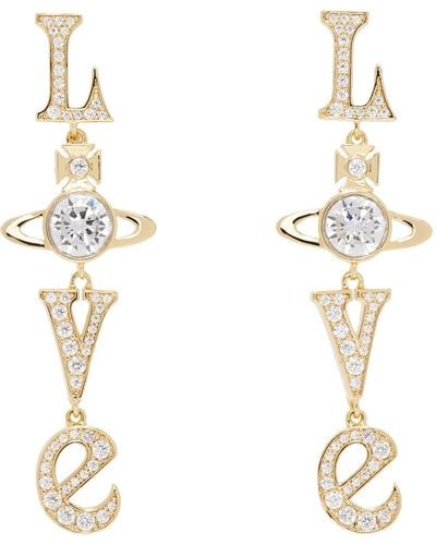 Vivienne Westwood Roderica Long Earrings - Metallic