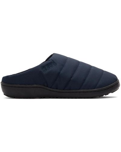 SUBU Quilted Nannen Slippers - Blue