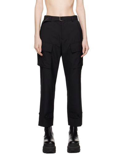 Sacai Suiting Trousers - Black