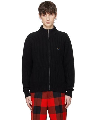 Vivienne Westwood ジップセーター - ブラック