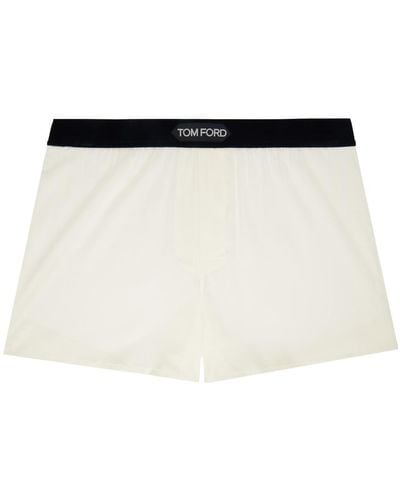 Tom Ford White Patch Boxers - Black