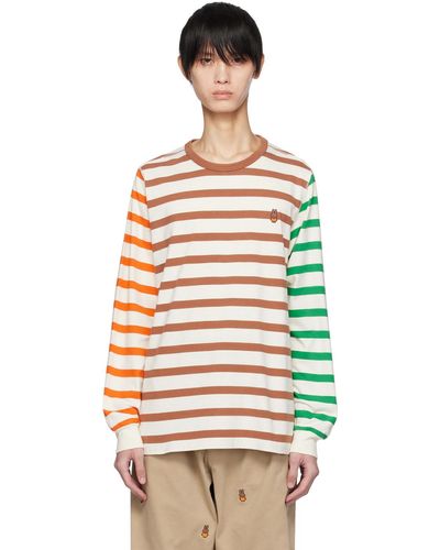 Pop Trading Co. Off- Miffy Striped Long Sleeve T-shirt - Multicolour