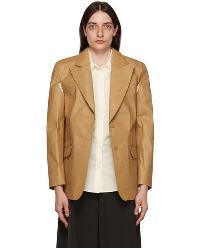 Vestes sport, blazers et vestes de tailleur MM6 by Maison Martin Margiela pour  femme | Réductions en ligne jusqu'à 80 % | Lyst