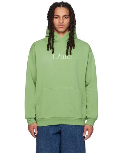 Dime Embroide Hoodie - Green