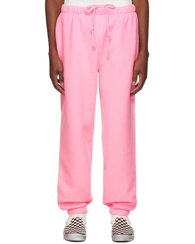 ERL Two-pocket Sweatpants - Pink