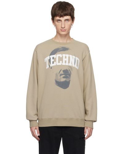 Undercover 'techno' Sweatshirt - Natural