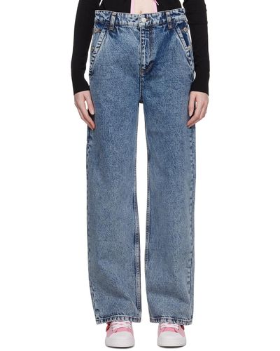 Moschino Jeans ブルー フェードジーンズ