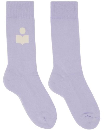 Isabel Marant Purple Siloki Socks