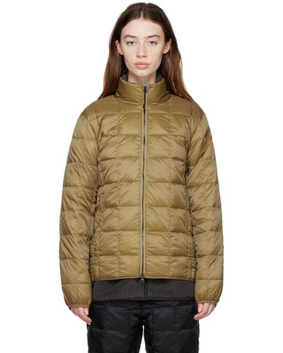 Taion High Neck Down Jacket - Natural
