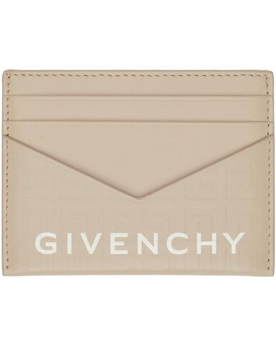 Givenchy Giv Cut カードケース - ナチュラル