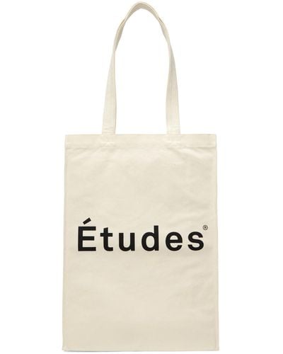 Etudes Studio Études オフホワイト November トートバッグ - ブラック