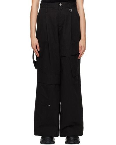 WOOYOUNGMI Carpenter Trousers - Black