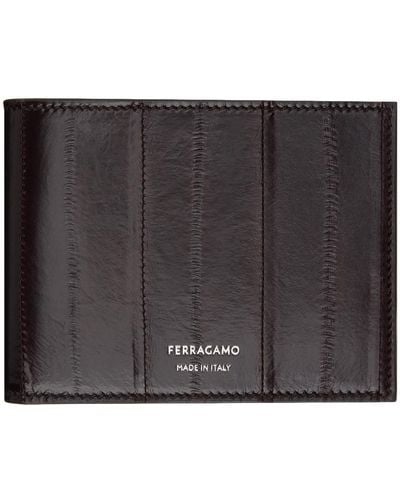 Ferragamo ブラウン Classic 財布 - ブラック