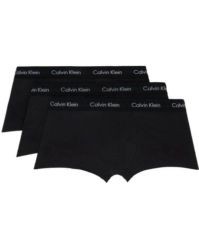 Calvin Klein Three-pack Boxers - Black
