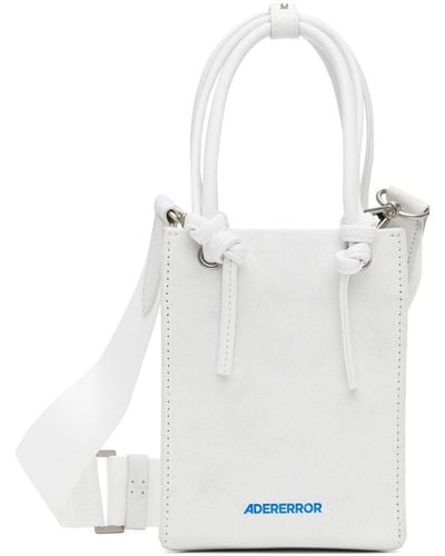 Adererror Off- Mini Shopping Shoulder Bag - White