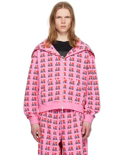 Ashley Williams 'I Heart Me' Butterfly Hoodie - Red