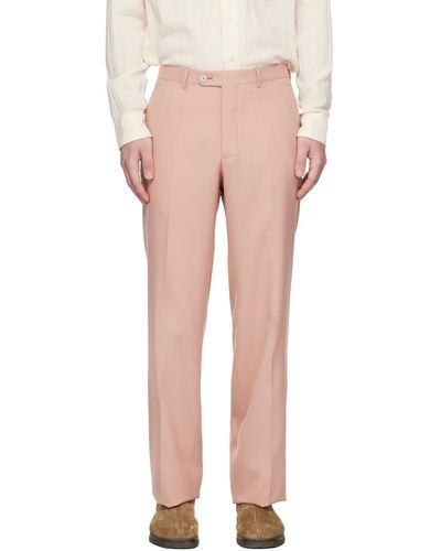 Husbands Creased Trousers - Pink