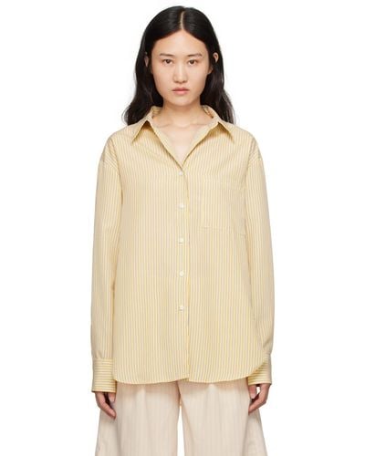 Frankie Shop Yellow Lui Shirt - Natural