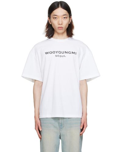 WOOYOUNGMI White Printed T-shirt