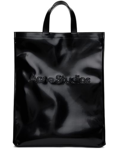 Acne Studios Cabas noir à logo