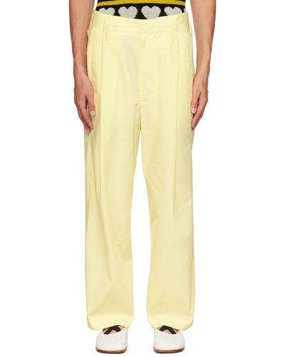 MERYLL ROGGE Pleated Trousers - Yellow