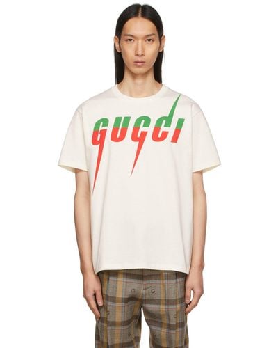 Gucci Off- Blade Print T-Shirt - Black