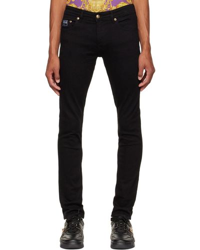 Versace Straight-Leg Jeans - Black