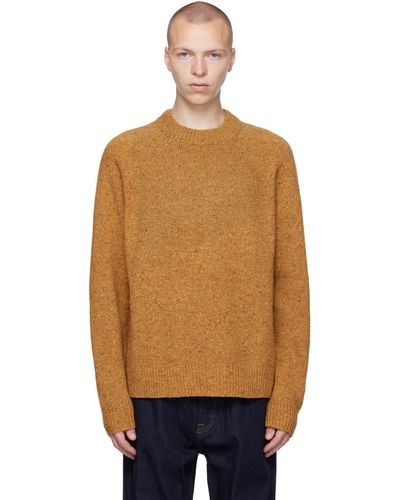 Calvin Klein Orange Marled Jumper - Blue