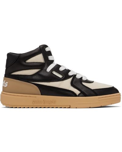 Palm Angels Off-white & Black University New York High Top Trainers