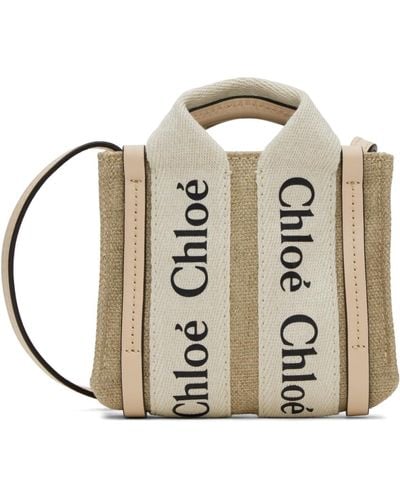Chloé Woody Nano Bag - Metallic