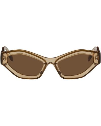 McQ Mcq Beige Cat-eye Sunglasses - Black